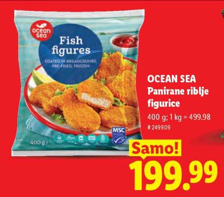 Ocean Sea Panirane riblje figurice