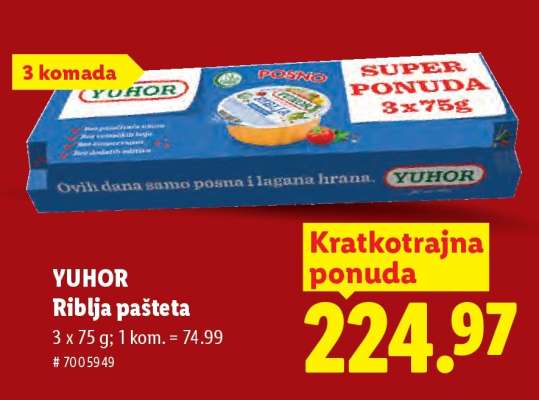 Yuhor riblja pašteta