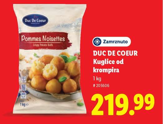Duc de Coeur Kuglice od krompira