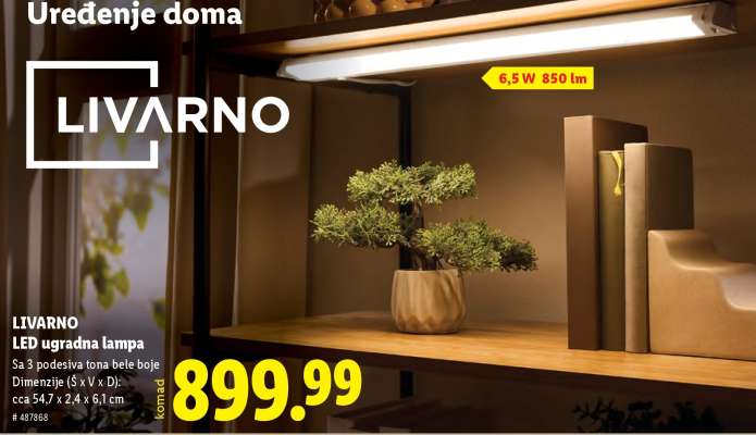 Livarno LED ugradna lampa