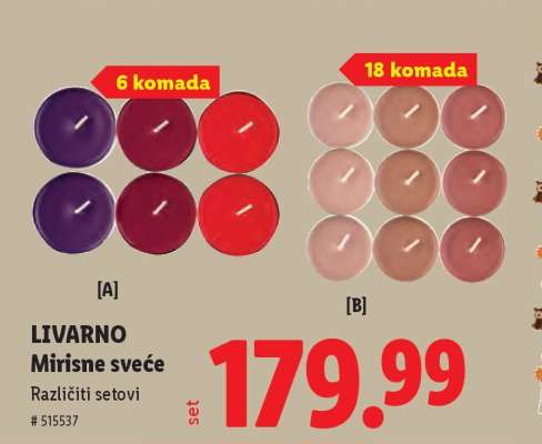 Livarno Mirisne sveće