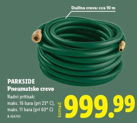 PARKSIDE Pneumatsko crevo