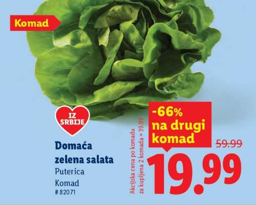 Domaća zelena salata