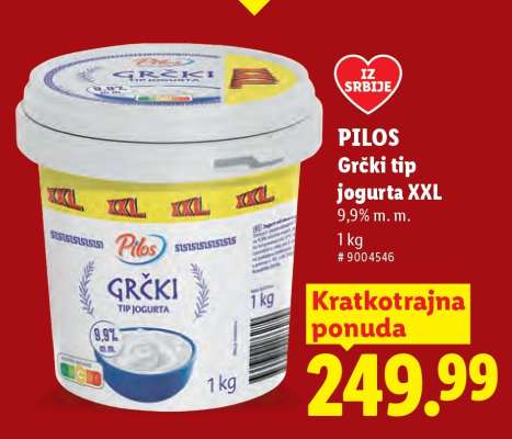 Pilos Grčki tip jogurta XXL