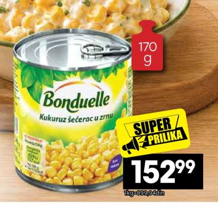 Bonduelle Kukuruz šećerac u zrnu
