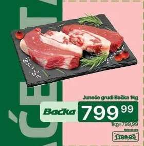 Juneće grudi Bačka 1kg