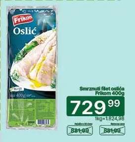 Smrznuti filet oslića Frikom 400g
