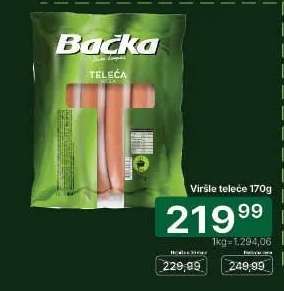 Viršle teleće 170g