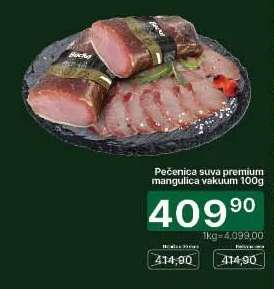 Pečenica suva premium mangulica vakuum 100g