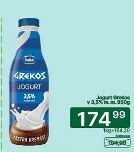 Jogurt Grekos v 3,5% m. m. 950g