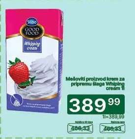 Silbo Good Food Whipping cream