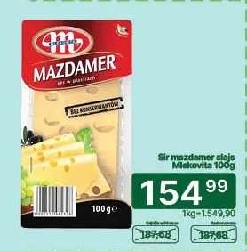 Sir mazdamer slajs Mlekovita 100g