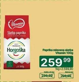 Paprika mlevena slatka Vitamin 100g