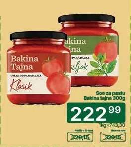 Sos za pastu Bakina tajna 300g