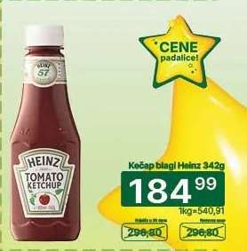 Kečap blagi Heinz 342g