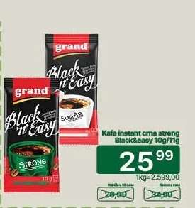 Kafa instant crna strong Black&easy 10g/11g