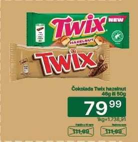 Čokolada Twix hazelnut