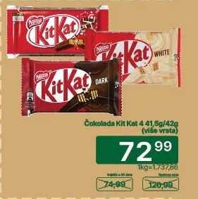 Čokolada Kit Kat 4 41,5g/42g