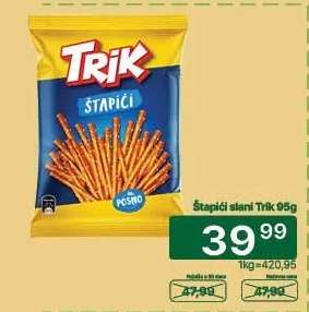 Štapići slani Trik 95g