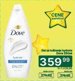 Gel za tuširanje hydrate Dove 250ml