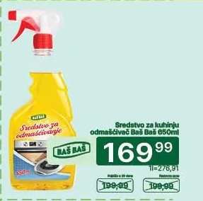 Sredstvo za kuhinju odmašćivač Baš Baš 650ml