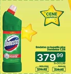 Sredstvo za kupatilo pine Domestos 1,25l