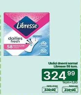 Ulošci dnevni normal Libresse 58 kom.