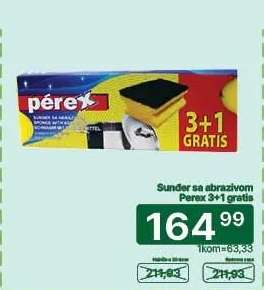 Sunder sa abrazivom perex 3+1 gratis