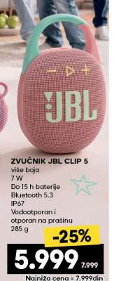 ZVUČNIK JBL CLIP 5