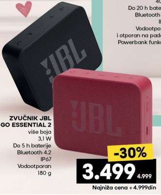 ZVUČNIK JBL GO ESSENTIAL 2
