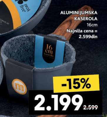 ALUMINIJUMSKA KASEROLA