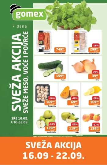 Gomex katalog - 16.09.2026 - 22.09.2026.