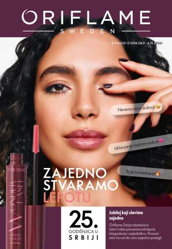 Oriflame katalog - 16.09.2026 - 06.10.2026.