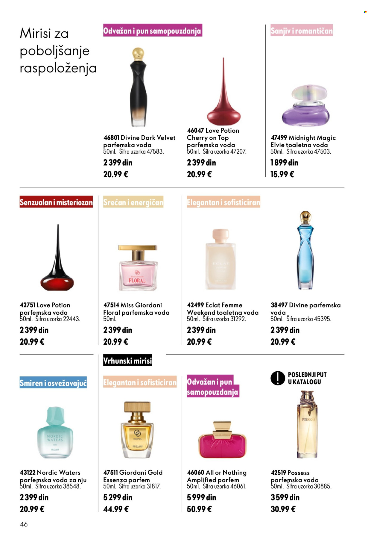 Oriflame katalog - 16.09.2026 - 06.10.2026. Stranica 46