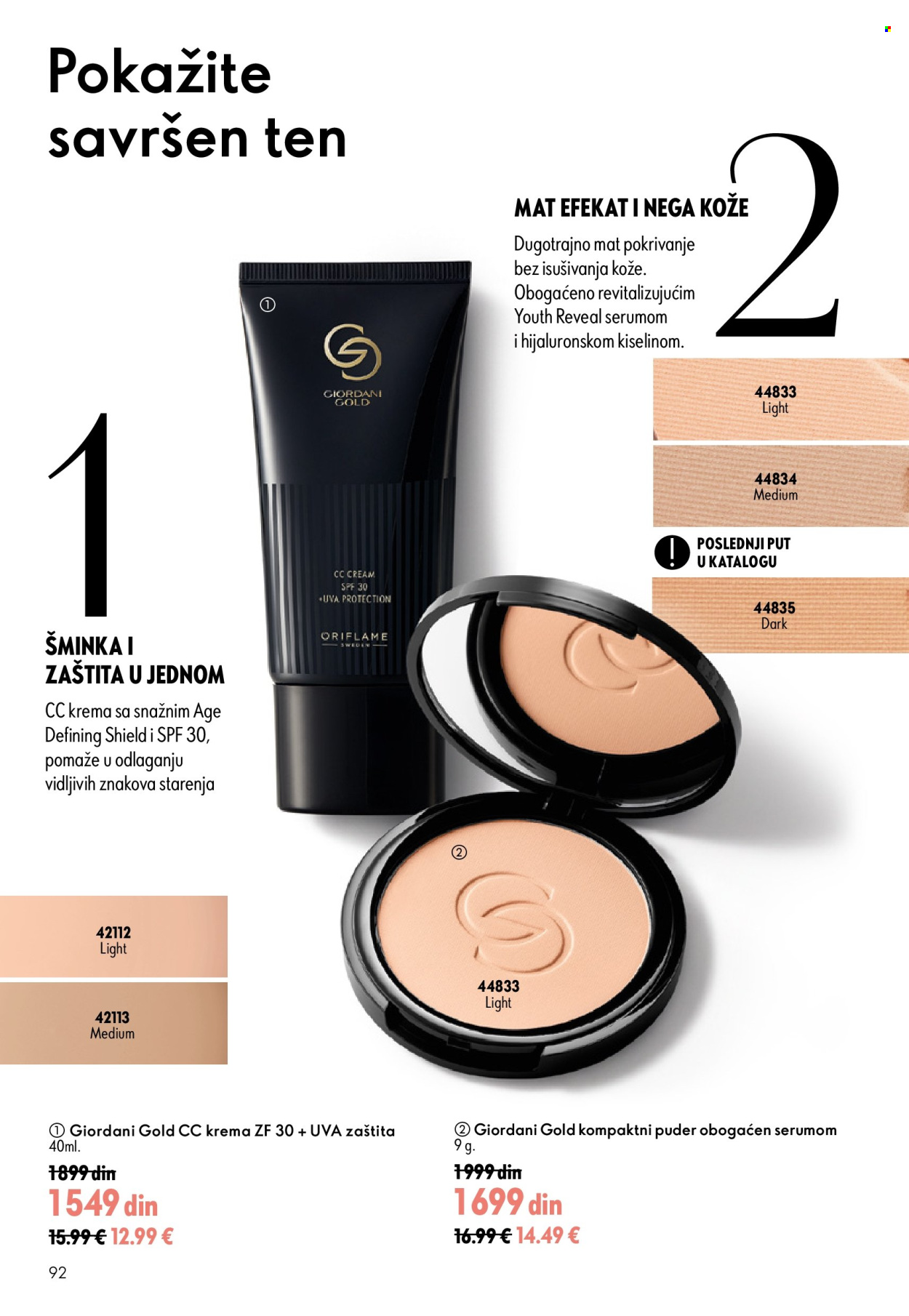 Oriflame katalog - 16.09.2026 - 06.10.2026. Stranica 92