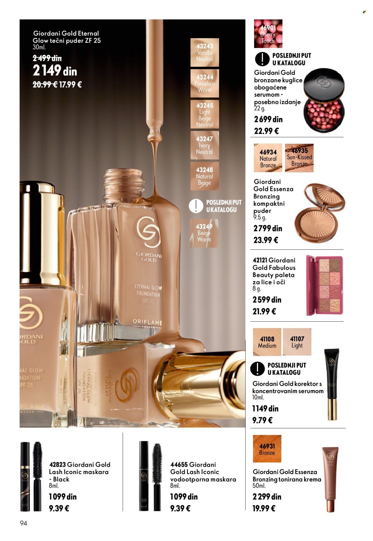 Oriflame katalog - 16.09.2026 - 06.10.2026. Stranica 94