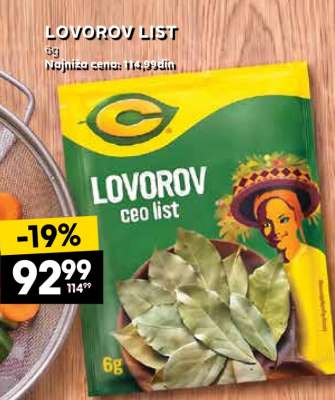 LOVOROV LIST