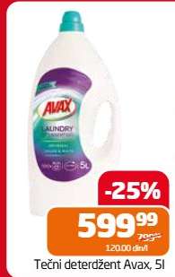 Tečni deterdžent Avax, 5l