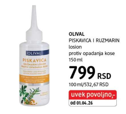 OLIVAL PISKAVICA I RUZMARIN losion