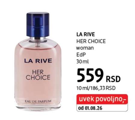 LA RIVE HER CHOICE