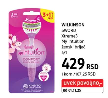 WILKINSON SWORD Xtreme3 My Intuition