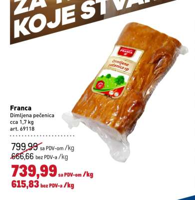 Franca Dimljena pečenica