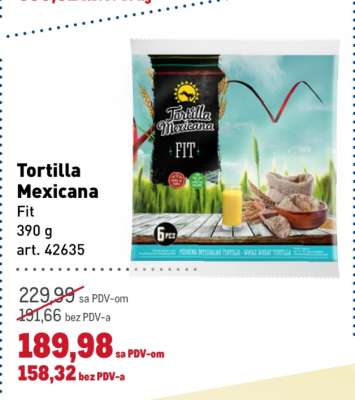 Tortilla Mexicana Fit