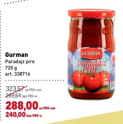 Gurman Paradajz pire