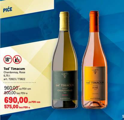 Tod' Timacum Chardonnay, Rose