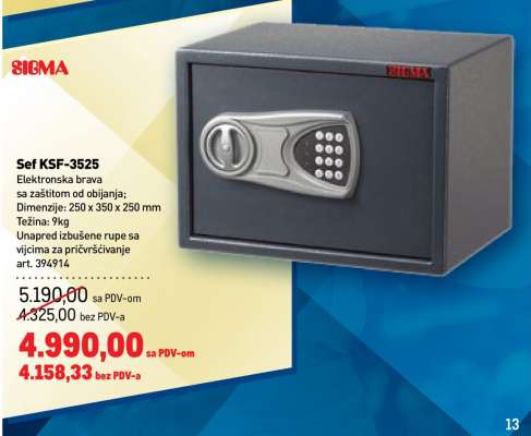 Sef KSF-3525