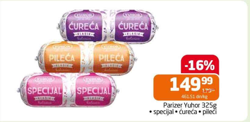Parizer Yuhor 325g