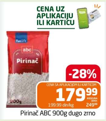 Pirinač ABC 900g dugo zrno