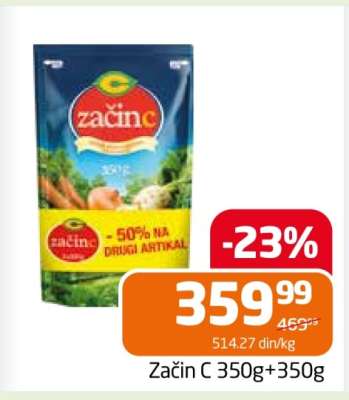 Začin C 350g+350g