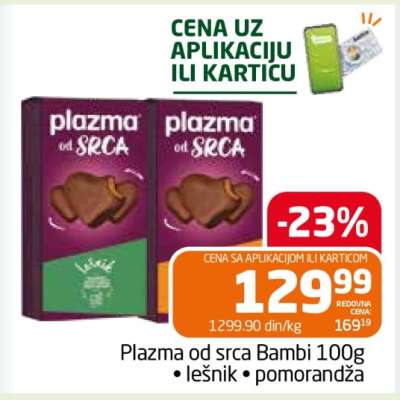 Plazma od srca Bambi 100g